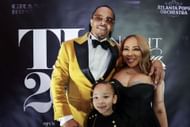 T.I. and Tiny with their youngest child, (Photo by Nykieria Chaney/Getty Images)